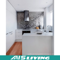 Muebles de gabinete de cocina blanco brillante (AIS-K154)
